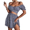 Dark Blue Floral