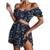 Navy Floral