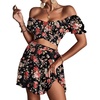Pastel Red Floral