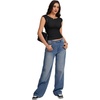 image:imageLYANER Womens Boat Neck Cap Sleeve Slim Fit Going Out Top Summer Casual Trendy Basic Tee ShirtsBlack