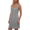 image:imageLYANER Womens Sleeveless Nightgown Sexy Soft Scoop Neck Sleepwear Loose Tank NightshirtLight Gray