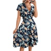 Floral Dark Blue