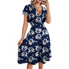 Floral Navy Blue