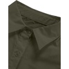 image:imageLYANER Womens Casual Shirt Dress Collar V Neck Button Down Loose Long Sleeve Mini DressesArmy Green