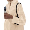 image:imageLYANER Womens Casual Shirt Dress Collar V Neck Button Down Loose Long Sleeve Mini DressesBeige