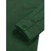image:imageLYANER Womens Casual Shirt Dress Collar V Neck Button Down Loose Long Sleeve Mini DressesDark Green