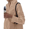 image:imageLYANER Womens Casual Shirt Dress Collar V Neck Button Down Loose Long Sleeve Mini DressesKhaki