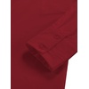 image:imageLYANER Womens Casual Shirt Dress Collar V Neck Button Down Loose Long Sleeve Mini DressesLight Pure Deep Red