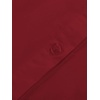 image:imageLYANER Womens Casual Shirt Dress Collar V Neck Button Down Loose Long Sleeve Mini DressesLight Pure Deep Red