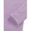 image:imageLYANER Womens Casual Shirt Dress Collar V Neck Button Down Loose Long Sleeve Mini DressesSolid Purple
