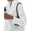 image:imageLYANER Womens Casual Shirt Dress Collar V Neck Button Down Loose Long Sleeve Mini DressesWhite