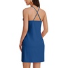 image:imageLYANER Womens Halter Neck Hollow Out Adjustable Spaghetti Strap A Line Vacation DressDenim Blue