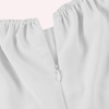 image:imageLYANER Womens Off Shoulder Wrap Ruffle Puff Short Sleeve Ruched Tie Back DressWhite