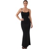 image:imageLYANER Womens Spaghetti Strap Backless Bodycon Wedding Guest Maxi Slip DressesBlack