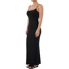 image:imageLYANER Womens Spaghetti Strap Backless Bodycon Wedding Guest Maxi Slip DressesBlack