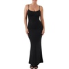 image:imageLYANER Womens Spaghetti Strap Backless Bodycon Wedding Guest Maxi Slip DressesBlack