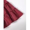 image:imageLYANER Womens 2 Piece Sets Summer Lace Halter Cami Crop Top and Mini Skirt Set Vacation Beach OutfitsRed
