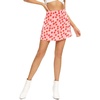 image:imageLYANER Womens Satin Silky Mini Skirt Elastic High Waisted Side Zipper A Line Flowy Short SkirtsPink