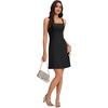 image:imageLYANER Womens Square Neck Sleeveless Midi Dress Casual Elegant A Line SundressBlack
