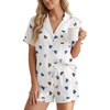White Heart Print