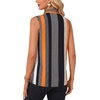 image:imageLYANER Womens Bow Tie Mock Neck Blouse Sleeveless Business Casual Tank Shirt Dressy Work TopsPolka Dot Stripes