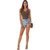 image:imageLYANER Womens Lace Trim V Neck Camisole Top Ribbed Knit Basic Cami Tank Sleeveless Undershirt TopsCoffee