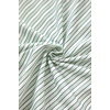 image:imageLYANER Womens Pajama Sets Striped Button Down Pj Set Sleepwear Shirt and Shorts Two Piece Lounge SetsLight Green