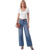 image:imageLYANER Womens Ribbed Knit Tee Slim Fit Scoop Neck Short Sleeve Top for Basic Casual TShirtSolid White