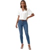image:imageLYANER Womens Ruffle V Neck Button Down Short Sleeve Dressy Casual Blouse Top ShirtsWhite