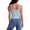 image:imageLYANER Womens Summer Cute Tops Square Neck Sleeveless Eyelet Button Down Tank Top BlousesSky Blue