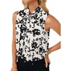 Black Floral Print