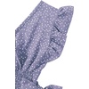 image:imageLYANER Womens Cute V Neck Ruffle Cap Sleeve Side Bow Shirred Hem Summer Crop Tank Tops Peplum BlousePurple