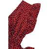 image:imageLYANER Womens Cute V Neck Ruffle Cap Sleeve Side Bow Shirred Hem Summer Crop Tank Tops Peplum BlouseRed