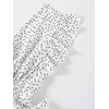 image:imageLYANER Womens Cute V Neck Ruffle Cap Sleeve Side Bow Shirred Hem Summer Crop Tank Tops Peplum BlouseWhite