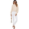 image:imageLYANER Womens Mock Neck Pleated Solid Long Sleeve Blouse Office Shirt TopBeige