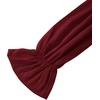 image:imageLYANER Womens Off Shoulder Ruffle Trim Puff Long Sleeve Tube Crop Blouse Shirt TopBurgundy