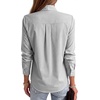 image:imageLYANER Womens Striped Button Down Shirts Bow Tie Neck Elegant Long Sleeve Blouse Casual TopsBlack