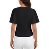 image:imageLYANER Womens Crewneck Ruffle Short Sleeve Summer Casual Slim Fit Dressy Blouses Tops for WorkBlack