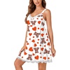 image:imageLYANER Womens Nightgown Sexy Sleeveless Babydoll Lingerie V Neck Lace Chemise Sleepwear NightdressHearts and Bears Print