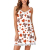 image:imageLYANER Womens Nightgown Sexy Sleeveless Babydoll Lingerie V Neck Lace Chemise Sleepwear NightdressHearts and Bears Print