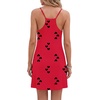 image:imageLYANER Womens V Neck Spaghetti Strap Mini Cami Dress Sleeveless Sexy Summer Beach SundressHeart Red