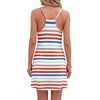 image:imageLYANER Womens V Neck Spaghetti Strap Mini Cami Dress Sleeveless Sexy Summer Beach SundressMulticolored Stripes