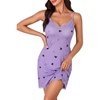 Heart Print Purple