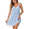 Light Blue-white Print