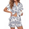 Printed Navy Blue