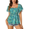 Floral Tuquoise