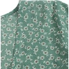 image:imageLYANER Womens Floral Print V Neck Tie Knot Ruffle Hem Short Sleeve Blouse Peplum TopGreen Floral