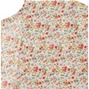 image:imageLYANER Womens Floral Print V Neck Tie Knot Ruffle Hem Short Sleeve Blouse Peplum TopPink Printed
