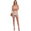 image:imageLYANER Womens Loose Square Neck Spaghetti Straps Slit Side Camisole Tank Cami TopBeige