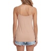 image:imageLYANER Womens Loose Square Neck Spaghetti Straps Slit Side Camisole Tank Cami TopBeige
